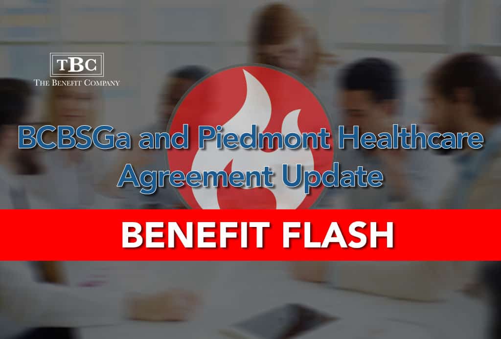 BCBSGa and Piedmont Healthcare Agreement Update