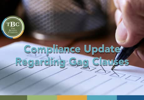 Compliance Update Regarding Gag Clauses